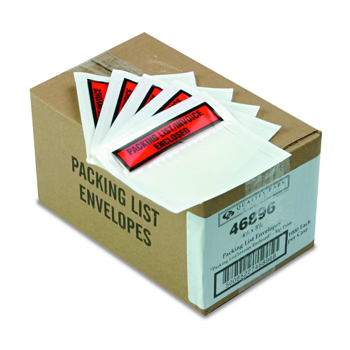 Self-Adhesive Packing List Envelope, 1000/Carton X8060