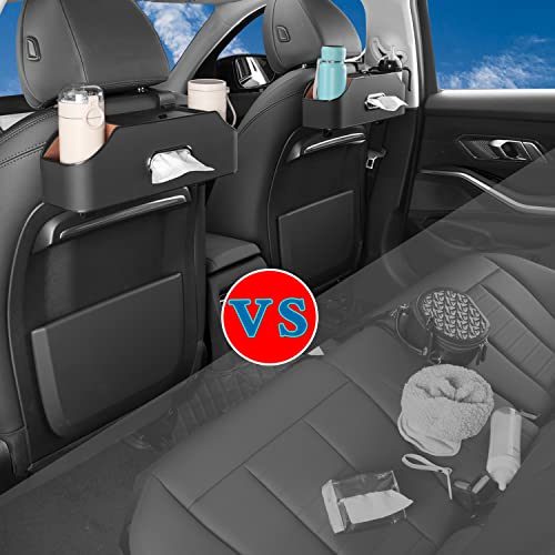 Car Back Seat Organizer with 2 Drink Cup Holder D2888