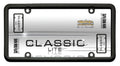 Classic Lite License Plate Frame Black K4401