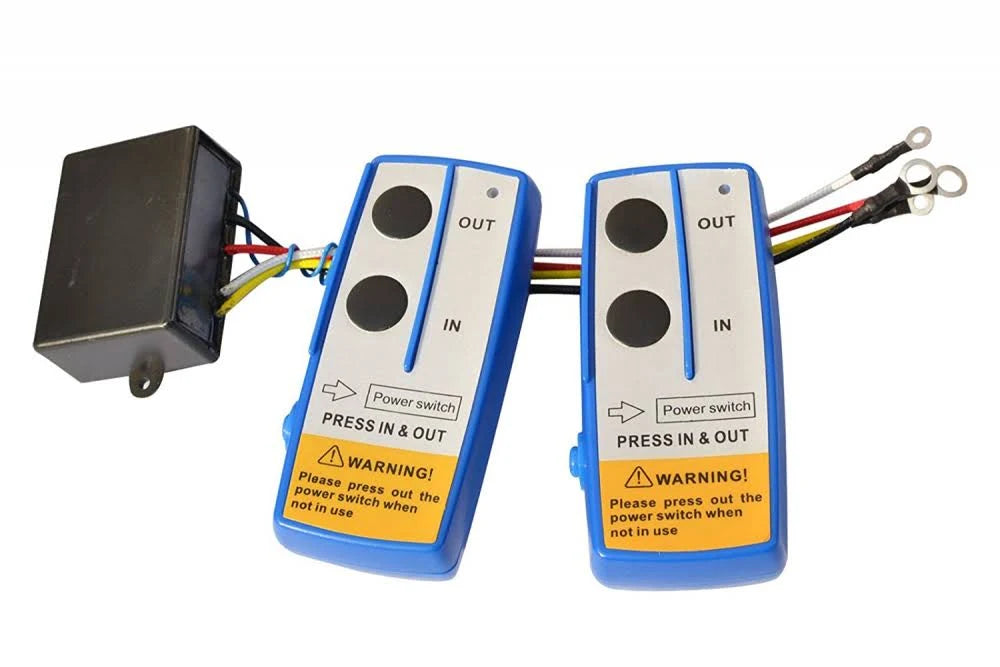 12V 3000LBS Electric Winch with Steel Cable and 2 Remotes B4519