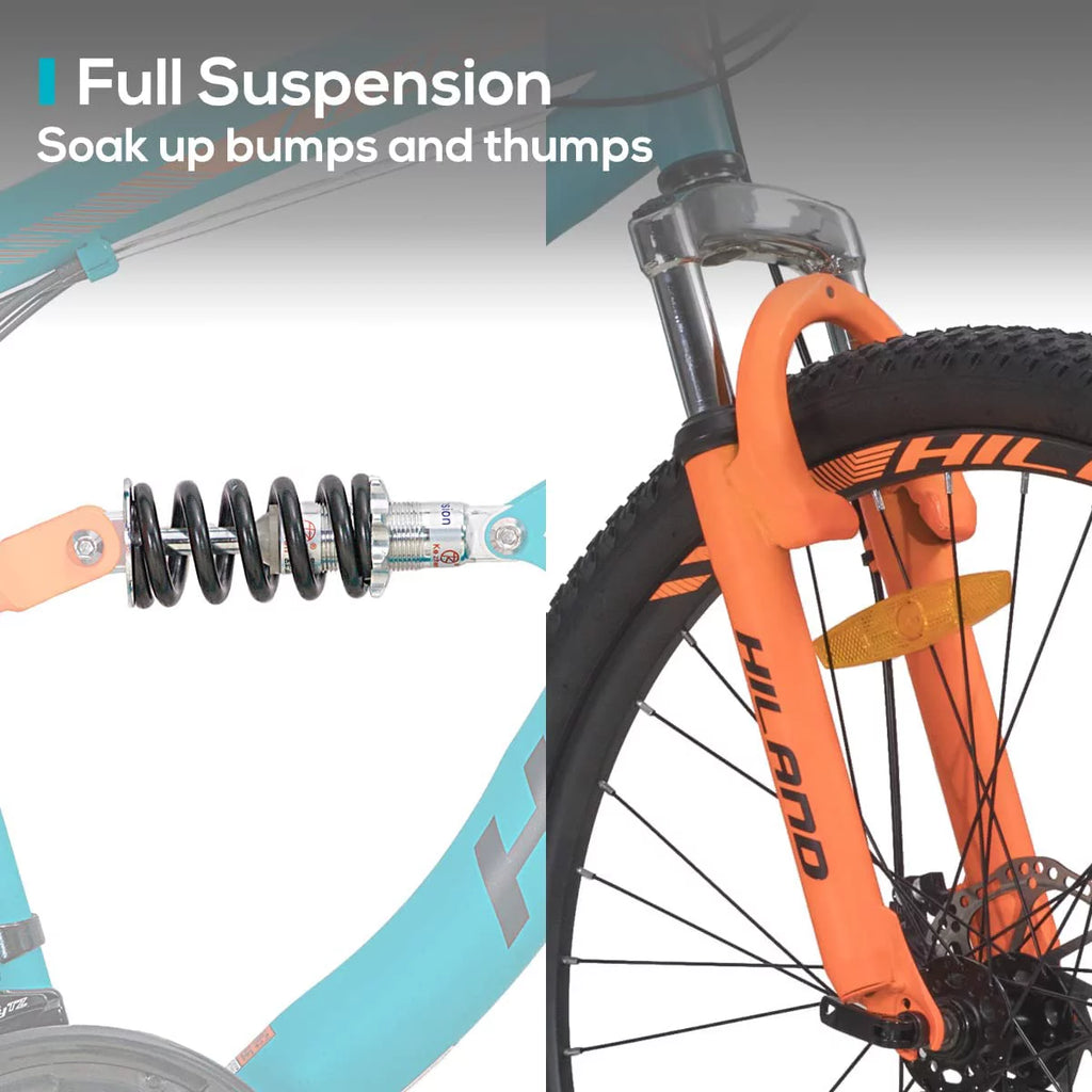 Full-Suspension 21 Speeds 26 Inch Wheels Mountain Bike V521253