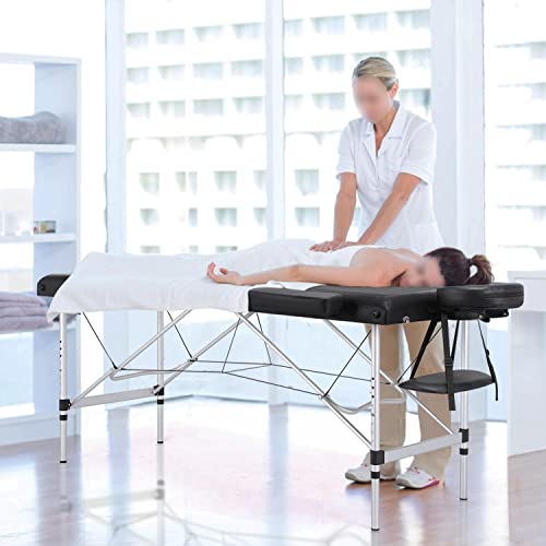 Pink 24 inch Portable Height Adjustable Massage Table V380