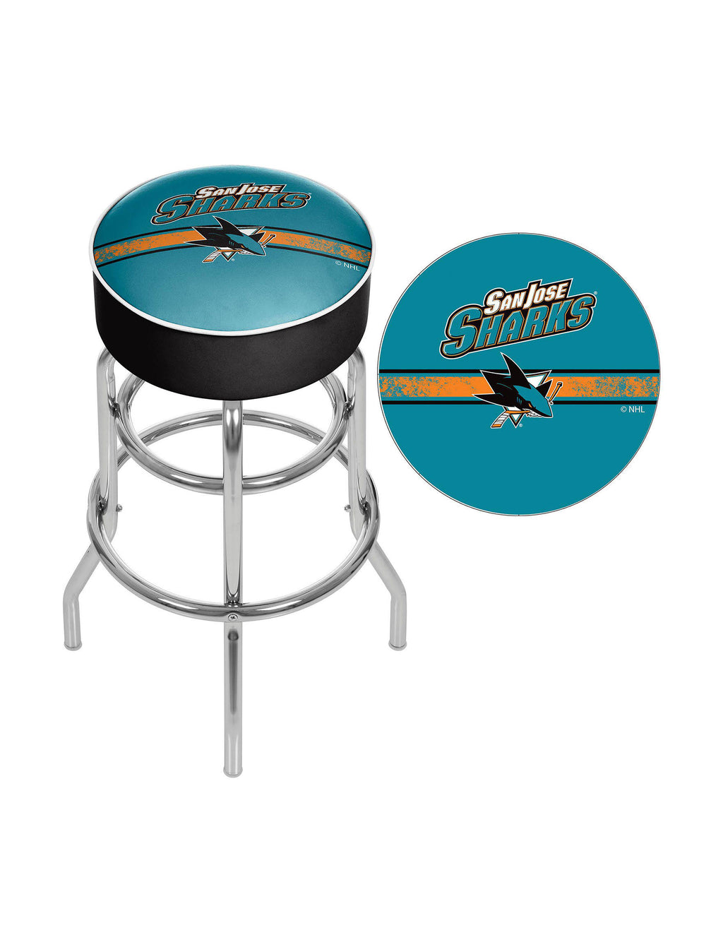 Chrome Bar Stool with Swivel C48807