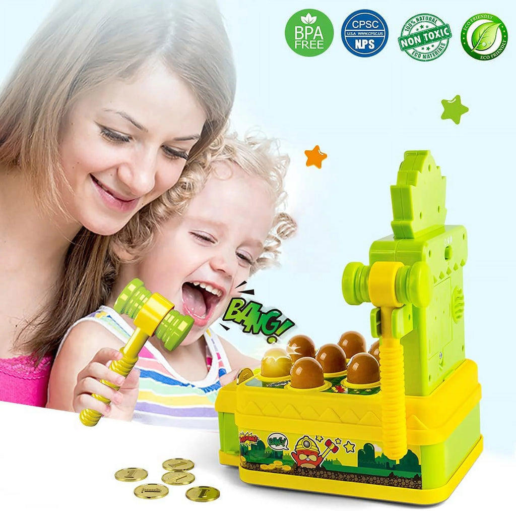 Mini Electronic Whack Game with 2 Hammers Q22955