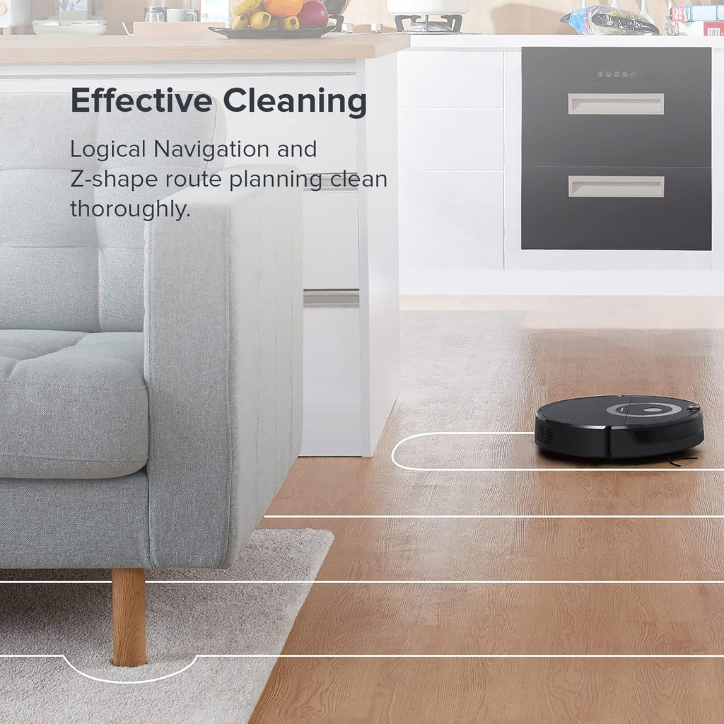 Robot Vacuum Cleaner with 2500Pa Strong Suction, 5200mAh Large Battery H681113