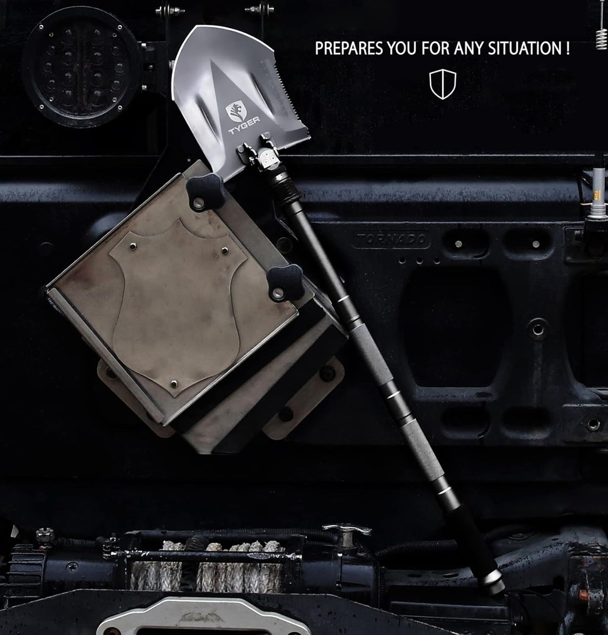 Military Heavyduty Folding Compact Tool with 16-in-1 Multifunction V6906