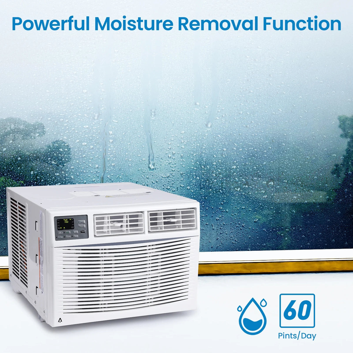 6000 BTU White Window Air Conditioner with Remote H78080
