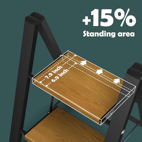 Aluminum Lightweight Folding 2 Step Ladder 330lbs Capacity G659031