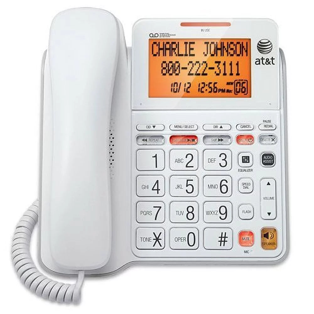 White Corded Desk Phone U4140
