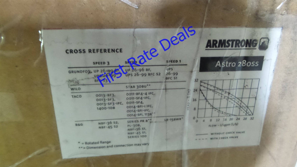 Astro 280SS Circulator Pump, Open, 115V, 5/16 HP G174130