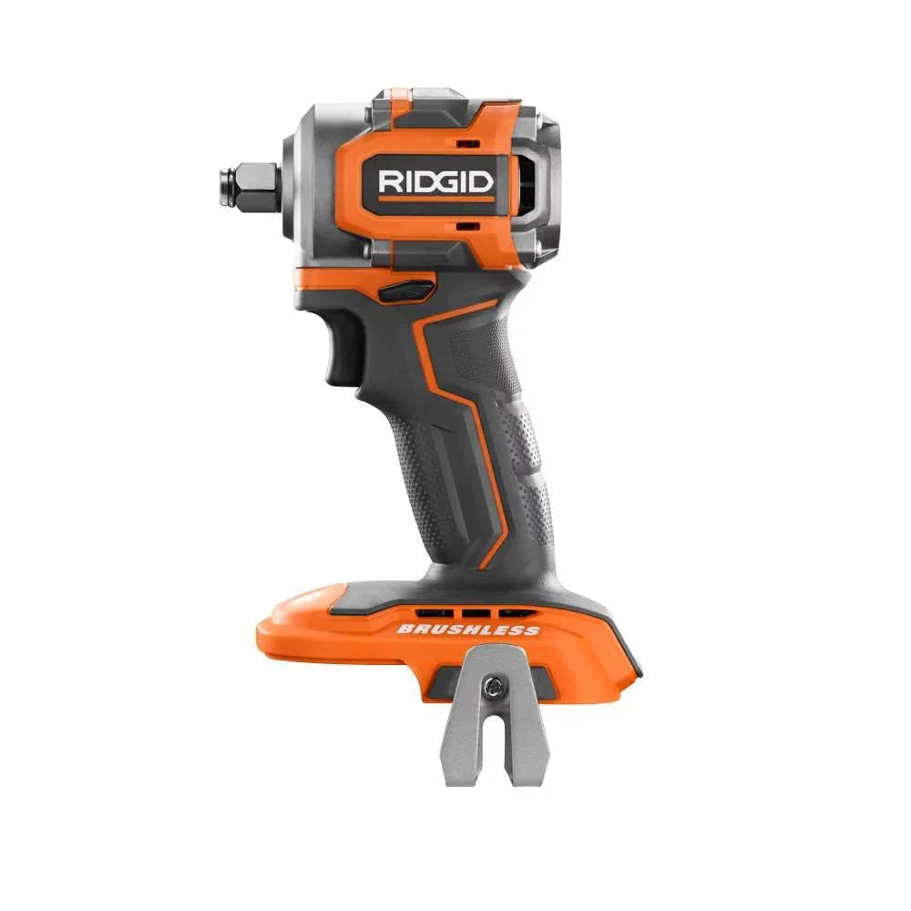 18V Brushless Cordless 1/2 in. Impact Wrench Kit with 2.0 Ah Battery Y838