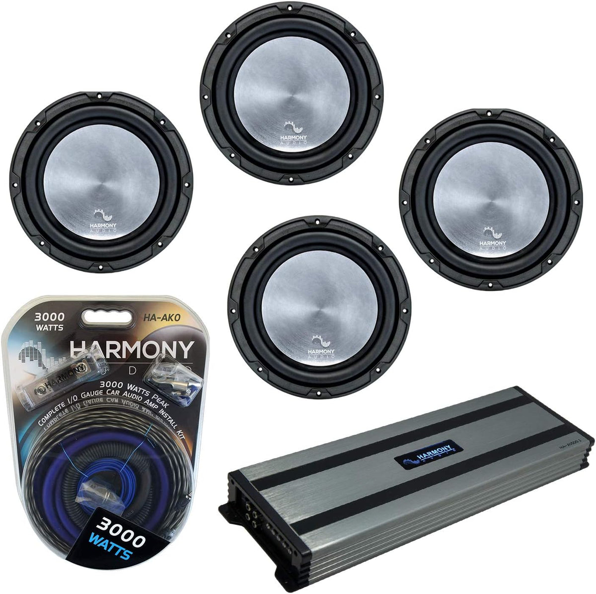 12 Sub 1000W Subwoofer with Amplifier & Amp Kit W810174