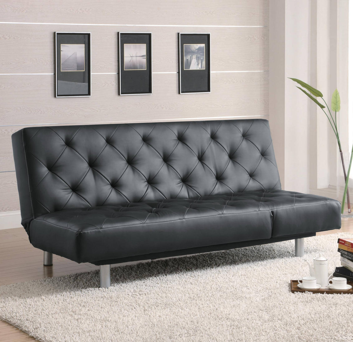 Black Sofa Bed Q113