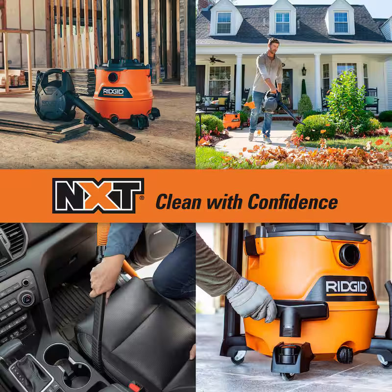 16 Gallon 6.5 Peak HP Wet/Dry Shop Vacuum with Detachable Blower H734349