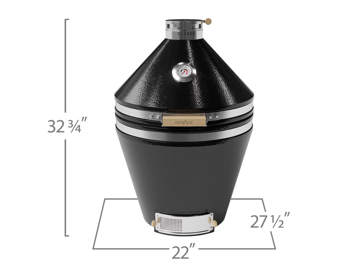 Black Kamado Grill I3336