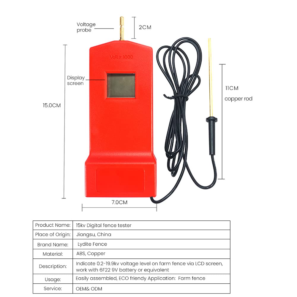 15kv Digital Fence Tester Electric Fence Indicator P817
