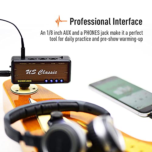 Rechargeable Plug-in Guitar Headphone Amp N49157