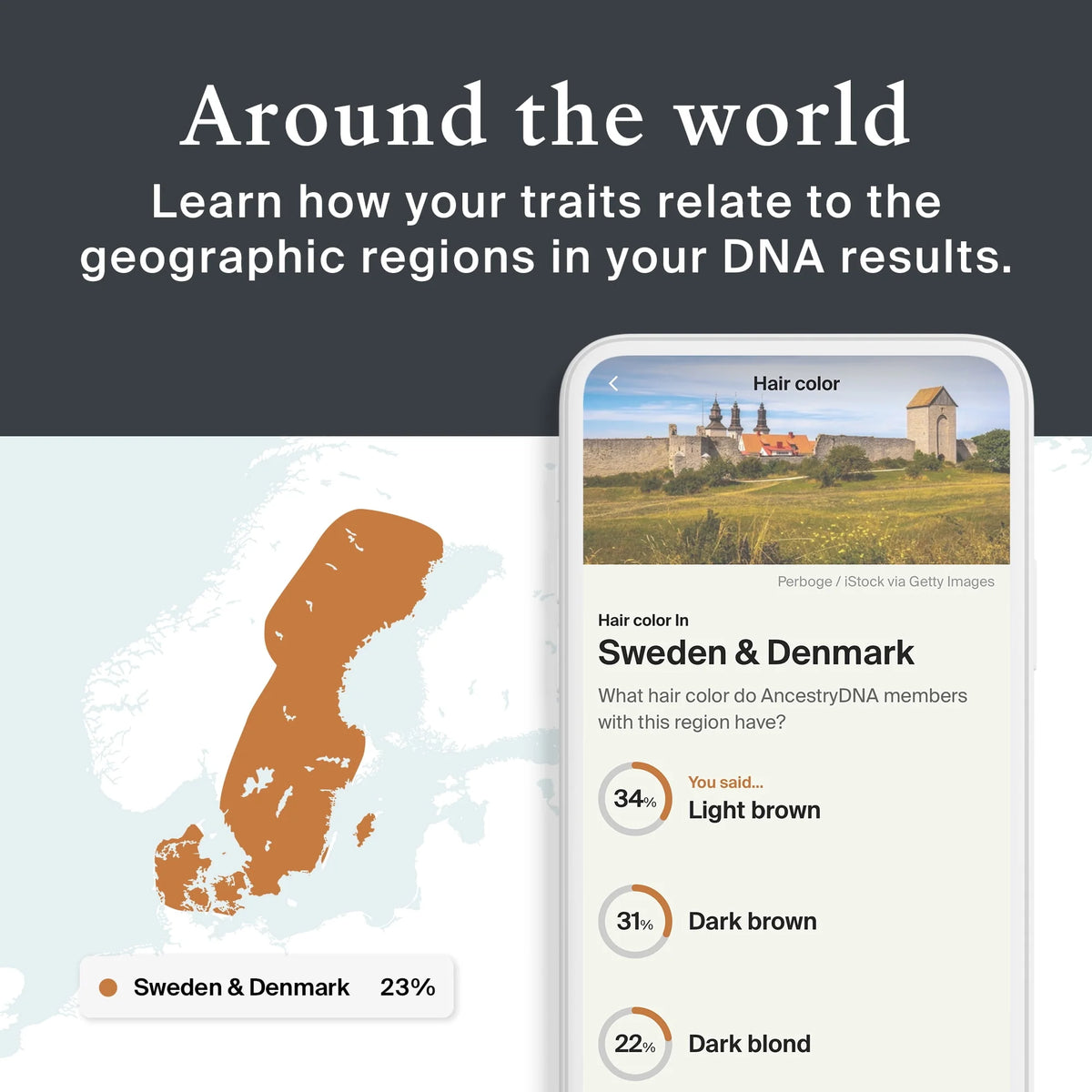 DNA Test Kit with 35+ Genetic Traits K428775