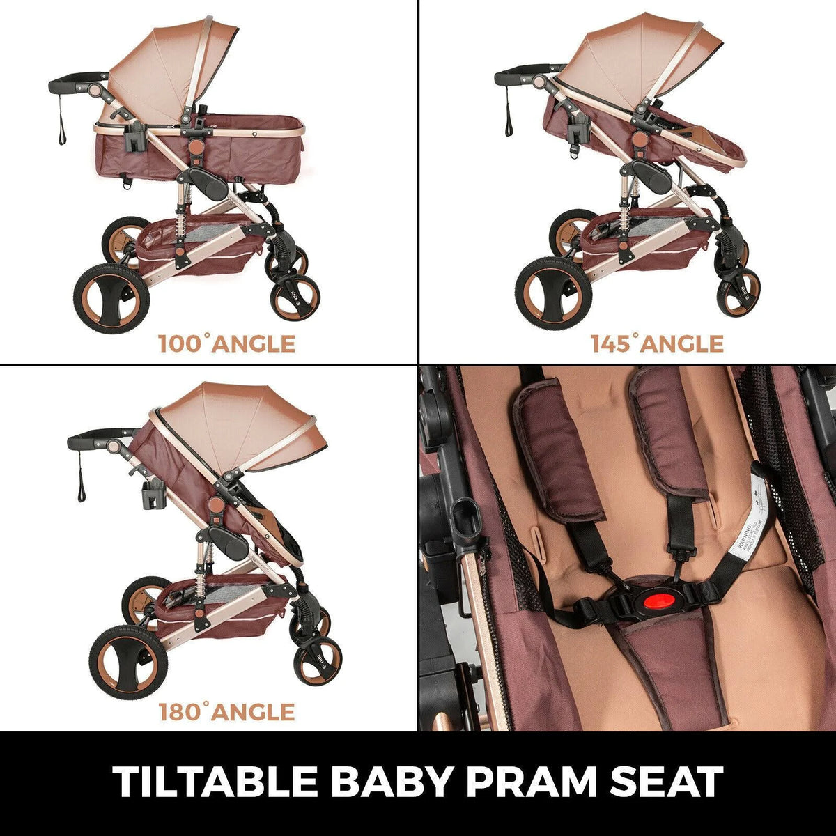 2 in 1 Foldable Baby Stroller R3796