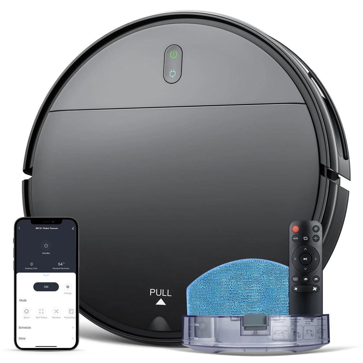 2 in 1 Robot Vacuum and Mop Combo K70364