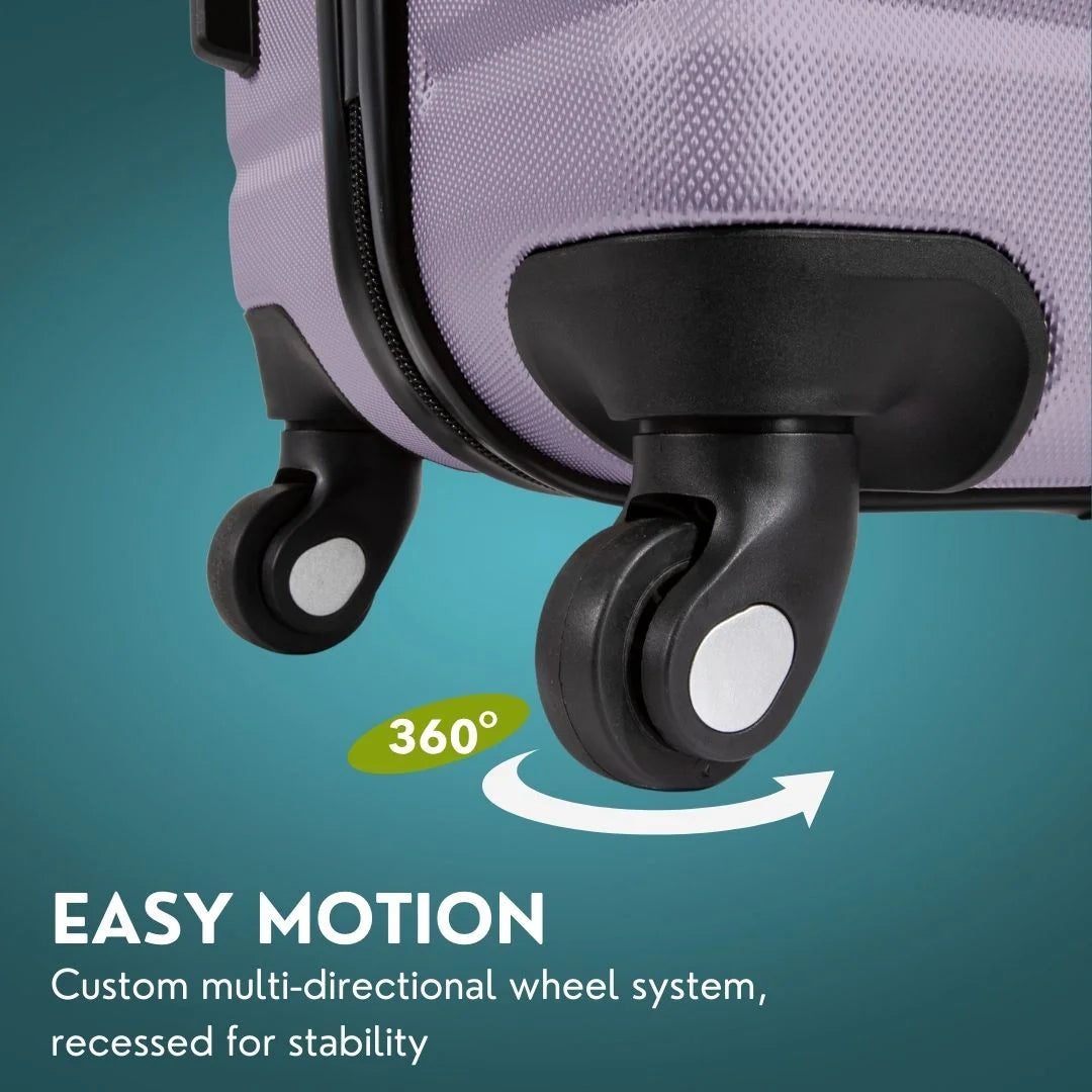 20" Hardside 4 Wheel Spinner Carry-On Luggage E17380