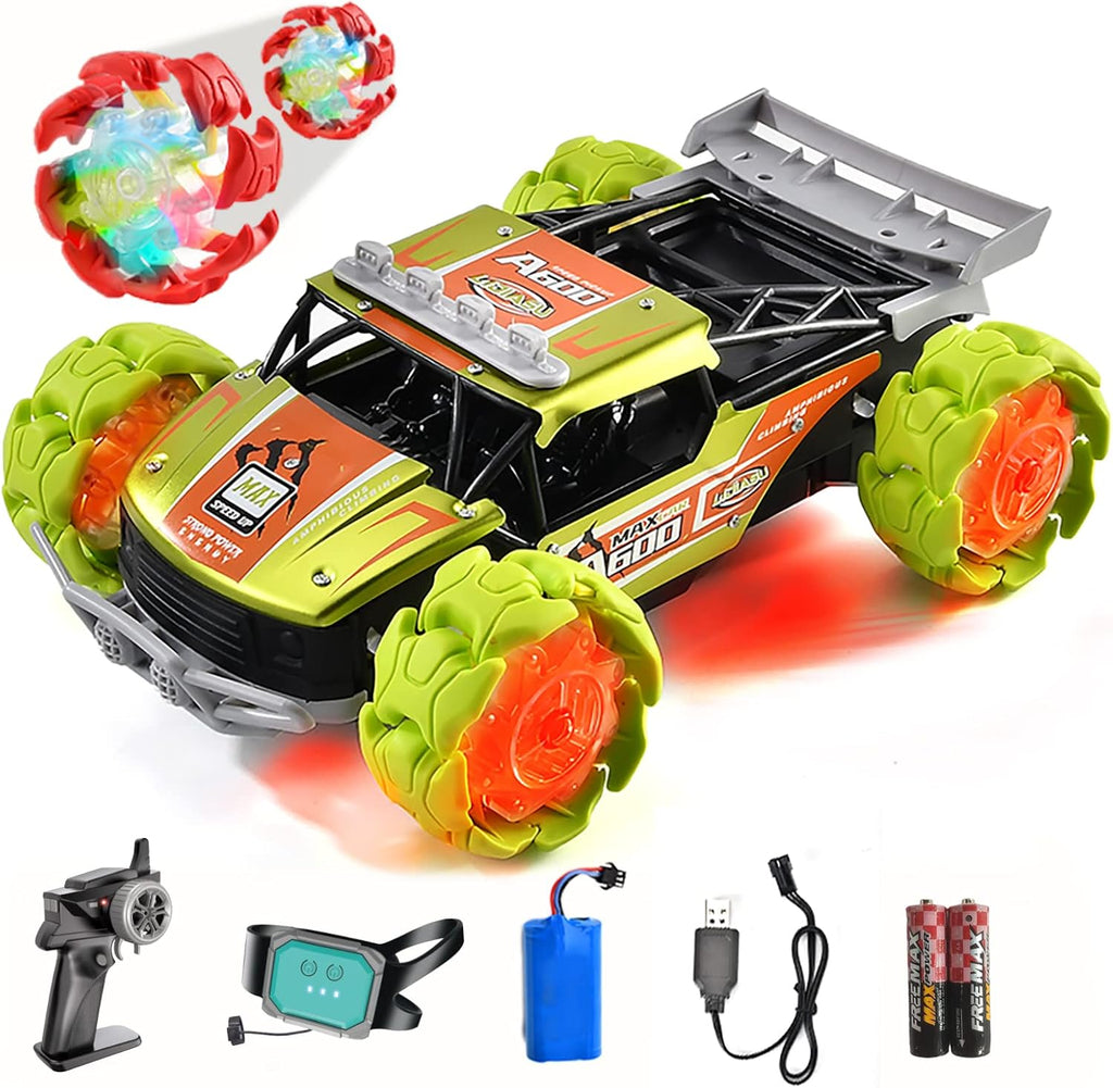 RC Cars Remote Control Truck, 1:12 Scale 4WD Gesture Sensor Off Road Truck E5035