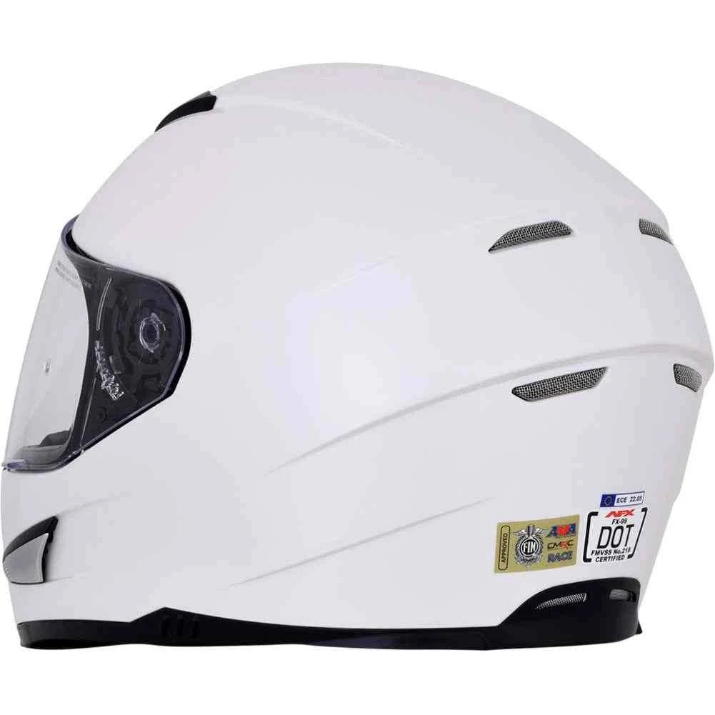Pearl White Solid Helmet L41091