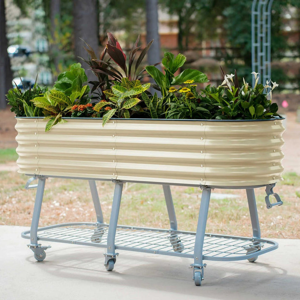 2 x 6 ft Self-Watering Rolling Raised Garden Bed Q2657