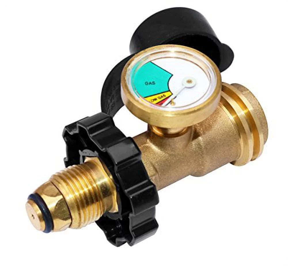 POL Propane Tank Adapter with Gauge Q25928
