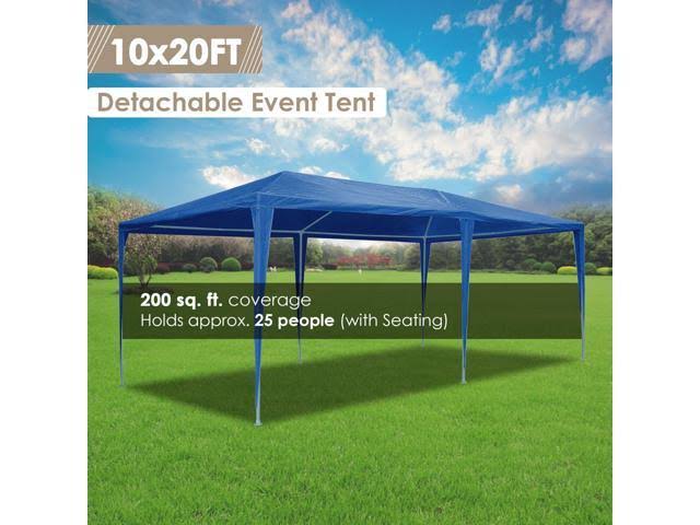 Outdoor Patio Gazebo with 6 Removable Sidewalls D961696