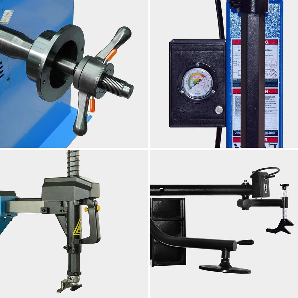 1.5HP Pneumatic Tilt-back Automatic Tire Machine & Balancer Combo N612