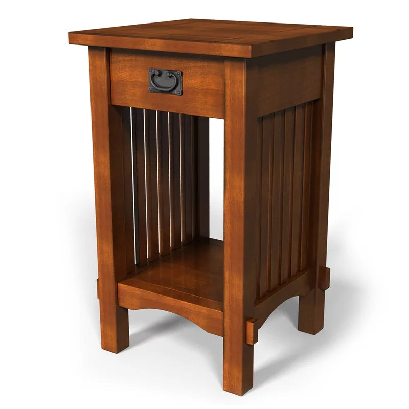 1 Drawer Wood End Table X243808