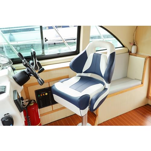 Yellowish-Brown/Black Flip Up Boat Bucket Seat P465