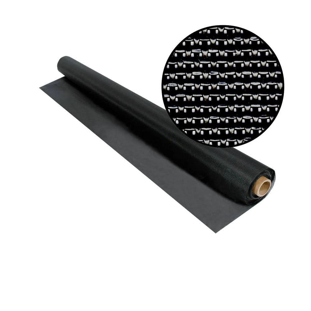 Black Vinyl Coated Polyester Screen B1152