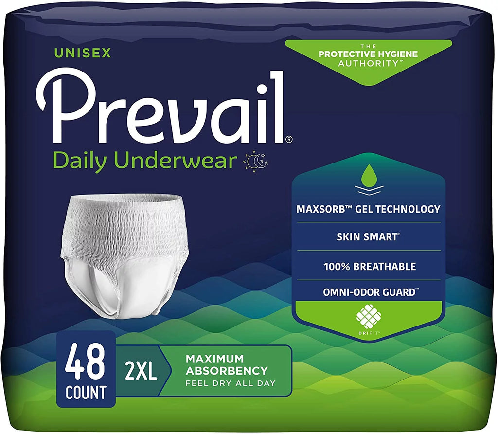 XX-Large Protective Underwear 48 Ct 2 Pack L65249