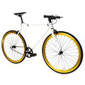 White Single Speed Fixie Bike I882