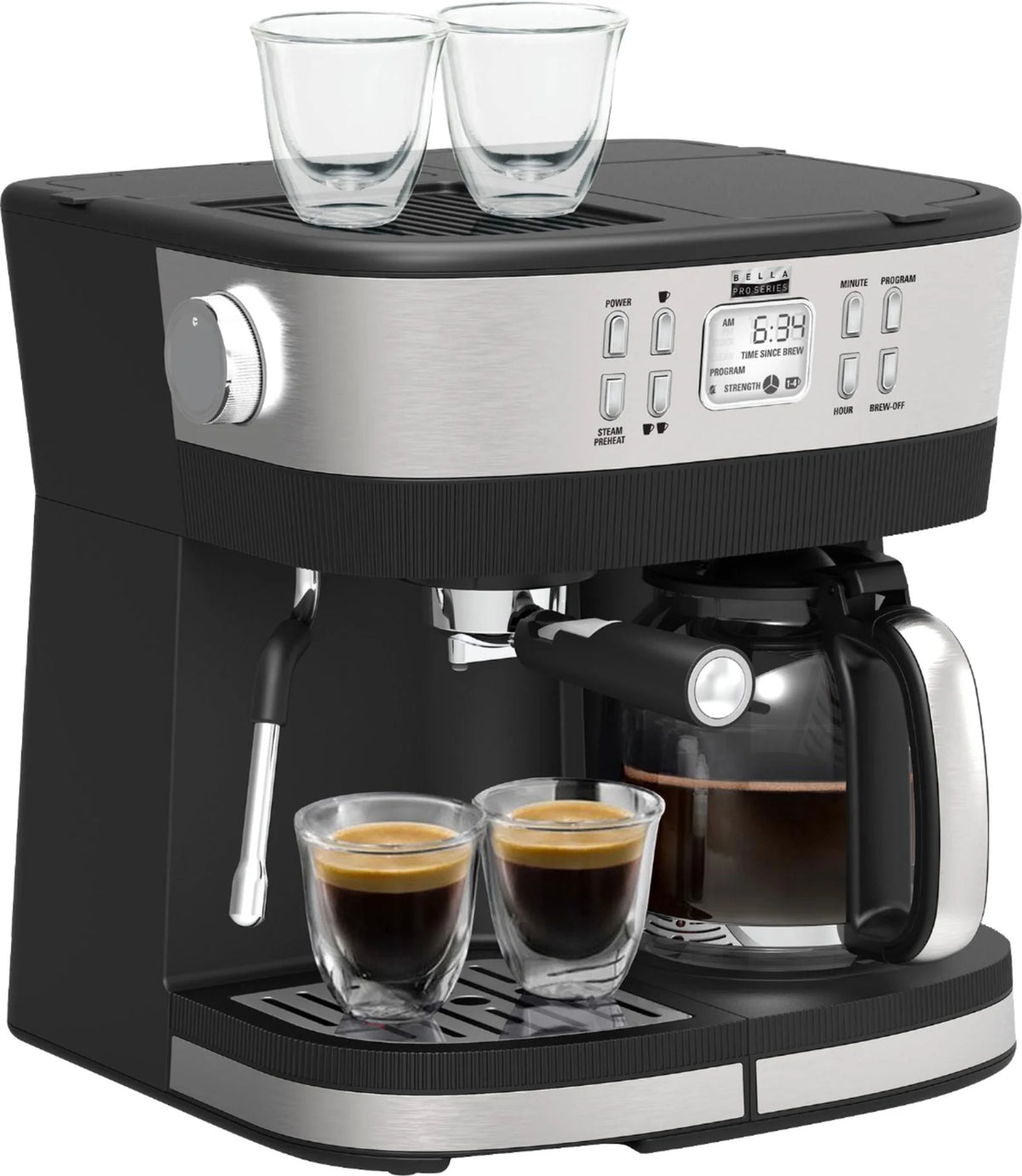 Stainless Steel Espresso and Drip Coffee Maker I43591