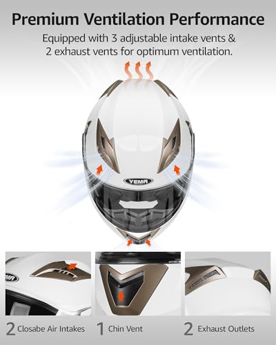 DOT Approved Full Face Motorcycle Helmet with Flip Up Dual Visor P473048