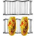 Set of 2 Stainless Steel Stackable Taco Holders E20433