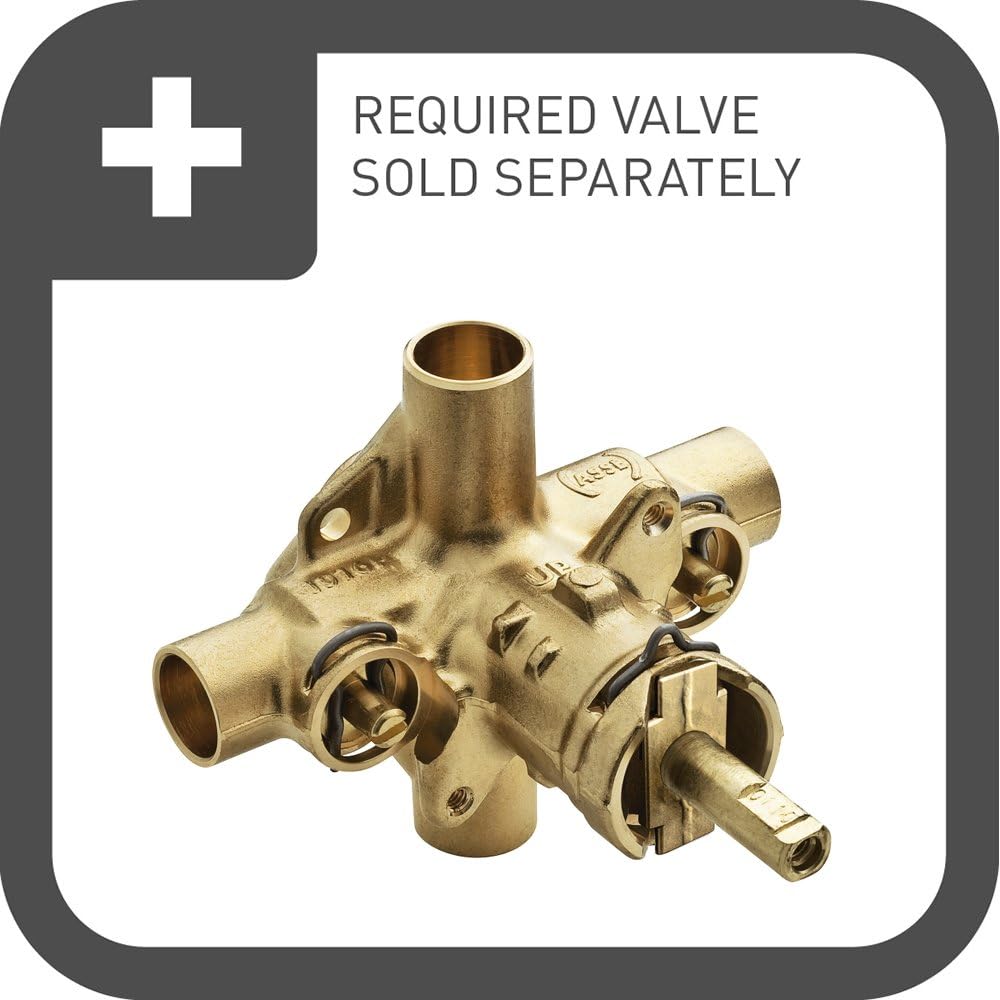 Classic Brushed Nickel Valve Control Trim Kit without Valve, Pack of 2 Y38169