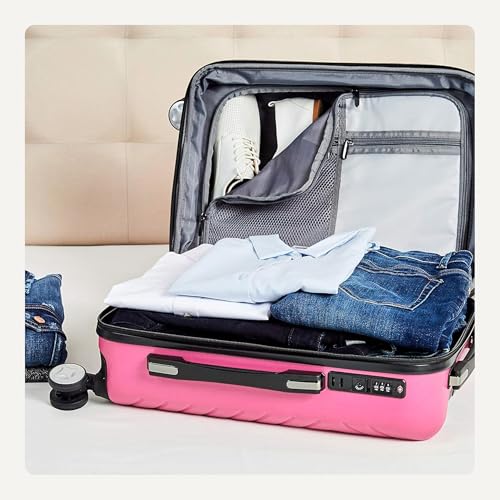 Navy Blue 21-inch Carry On Luggage with Wheels P51788
