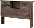 Full Bookcase Headboard Fall Oak N162515