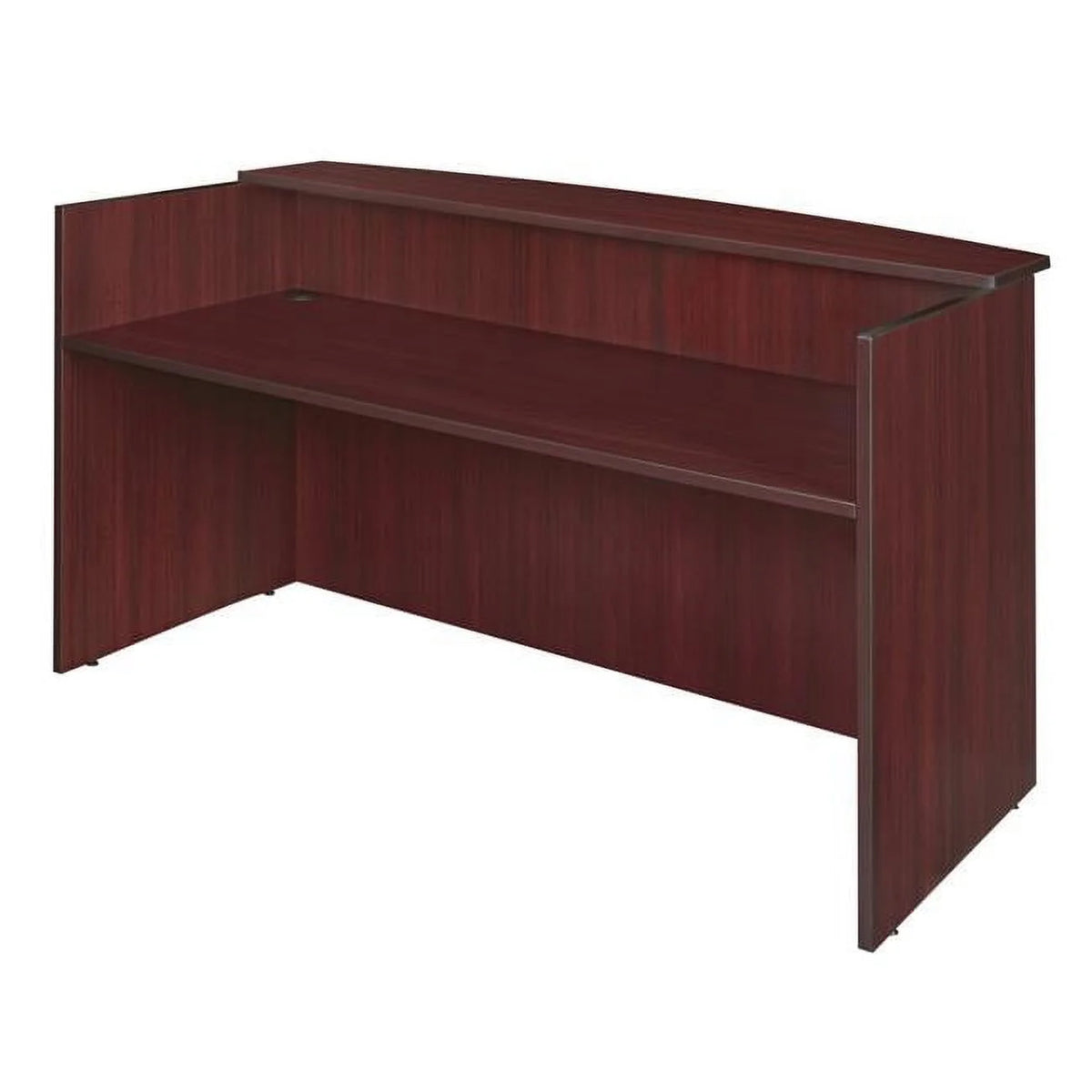 Mahogany Reception Desk Shell B4538