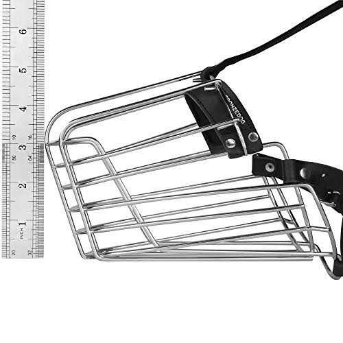 Dog Muzzle Wire Basket Metal Mask for Medium Large Dogs C635