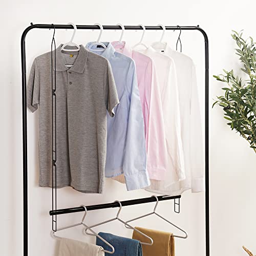 Hanging Closet Rod, Adjustable Closet Hanging Organizer, 2 Pack Chrome M654966