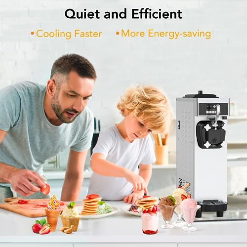 1200W Single Flavor Soft Serve Ice Cream Machine A558