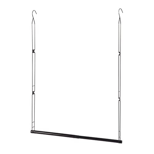 Hanging Closet Rod, Adjustable Closet Hanging Organizer, 2 Pack Chrome M654966
