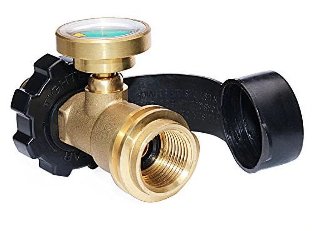 POL Propane Tank Adapter with Gauge Q25928