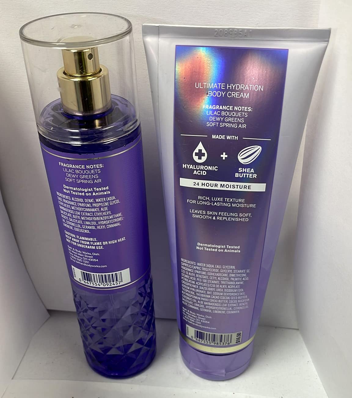Fresh Cut Lilacs Fine Fragrance Mist And Body Cream Gift Set Z170940