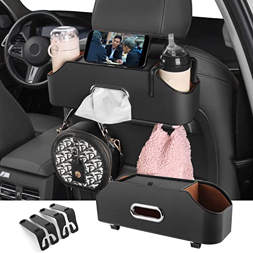 Car Back Seat Organizer with 2 Drink Cup Holder D2888